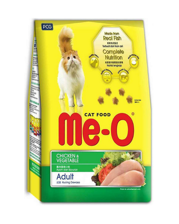 Meo Chicken and Vegetable Dry Food Adult | Multiple Sizes |