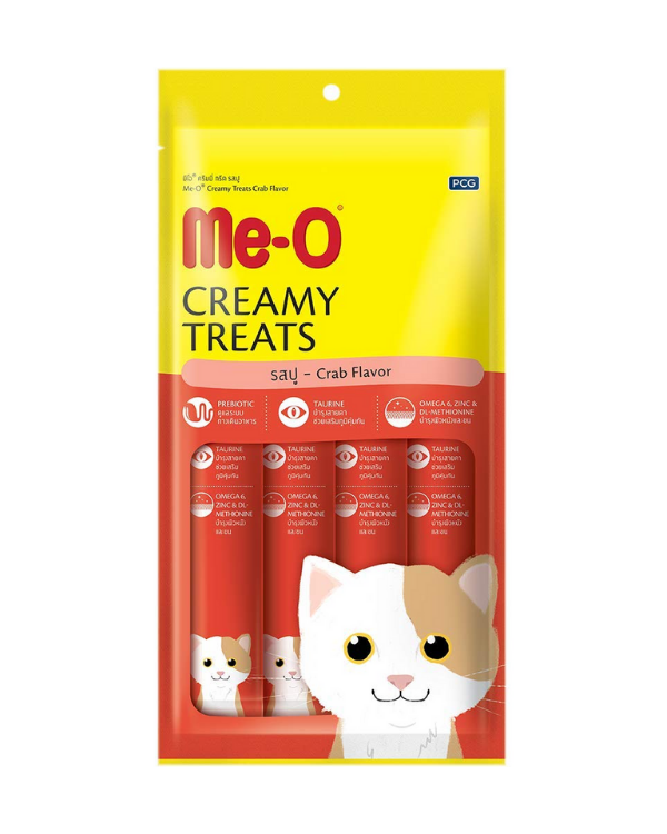 Meo Creamy Treats Crab Flavored Sticks | Multiple Sizes |