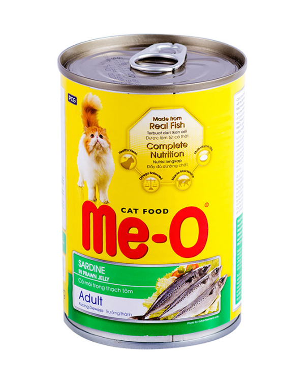 Meo Sardine in Prawn Jelly Adult Tin | 400 GM