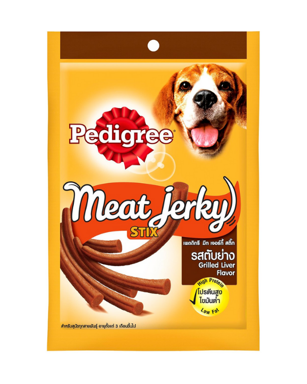 Pedigree Meat Jerky Grilled Liver Flavor | 80 GM