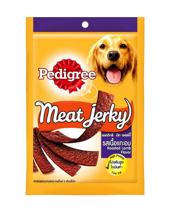 Pedigree Meat Jerky Roasted Lamb Flavor | 80 GM