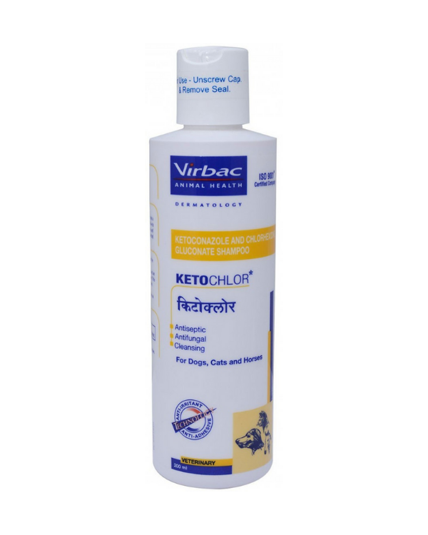 Virbac Ketochlor Shampoo | Dogs ; Cats and Horses |  200 ML
